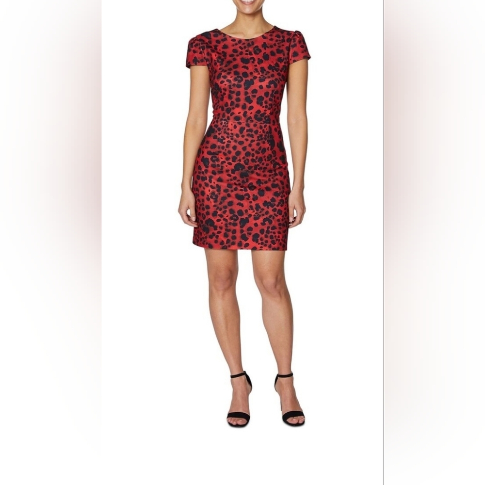 Betsey Johnson Red and Black Mini Dress - Picture 1 of 13